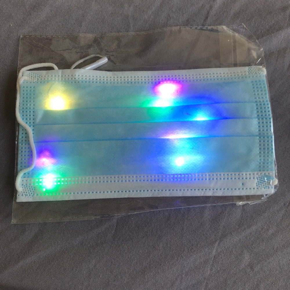 Light up face masks
